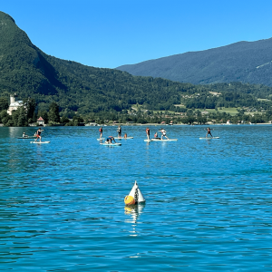 Paddle yoga Annecy